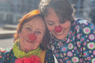 Redcross-Clowns bei einem Workshop in Zürich