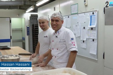 Beitrag von TeleZüri über Said Hassan Hassani, Bäckerlehrling