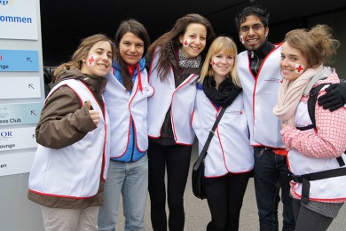 Freiwillige des SRK Zürich