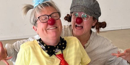 Redcross-Clowns an einem Workshop in Zürich