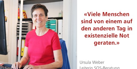 Ursula Weber Leiterin SOS-Beratung