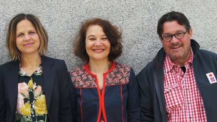 Starkes Trio- Das Fundraising-Team des SRK Zürich